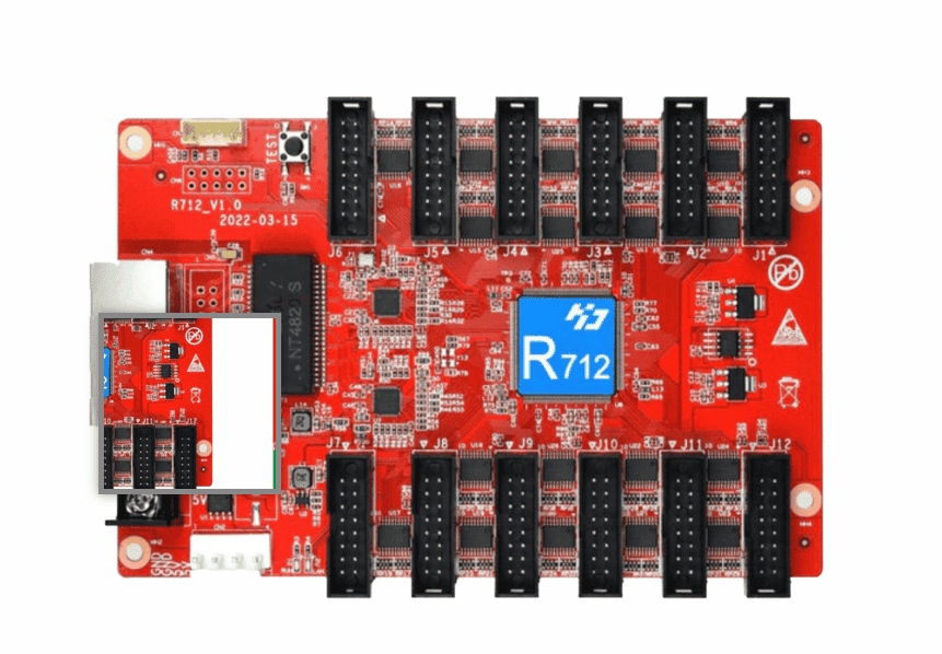 Huidu R712 Receiving Card Nedir? Profesyonel LED Ekran Alıcı Kart